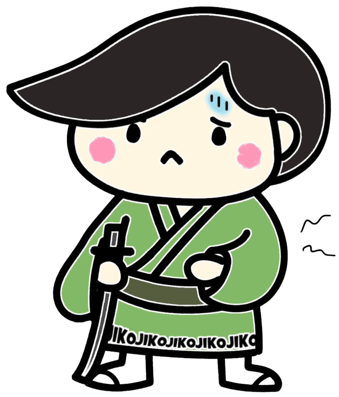 岩国自動車興業の桂小五郎風イラスト